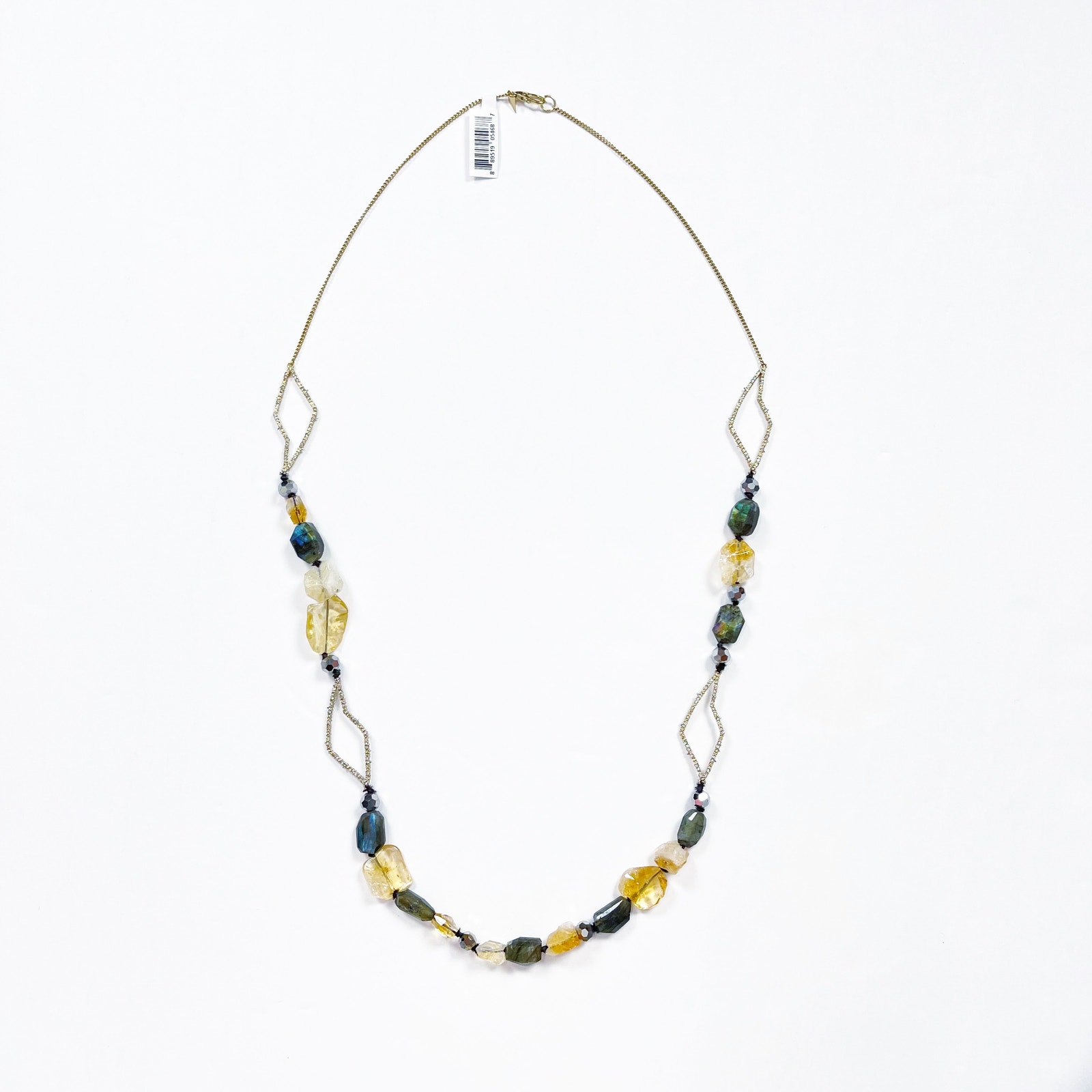 Alexis Bittar Gemstone Crystal Beaded Necklace 150$